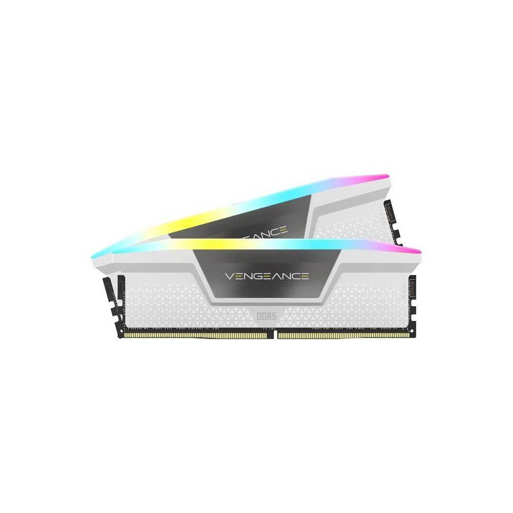 Mémoire RAM - CORSAIR - Vengeance RGB DDR5 RAM 32Go (2x16Go) 6000MHz Mémoire RAM - CORSAIR - Vengeance RGB DDR5 RAM 32Go (2x16Go) 6000MHz