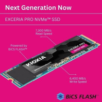 SSD - KIOXIA - EXCERIA PRO - 1 To, M.2, 7300 Mo/s lecture, 6400 Mo/s
