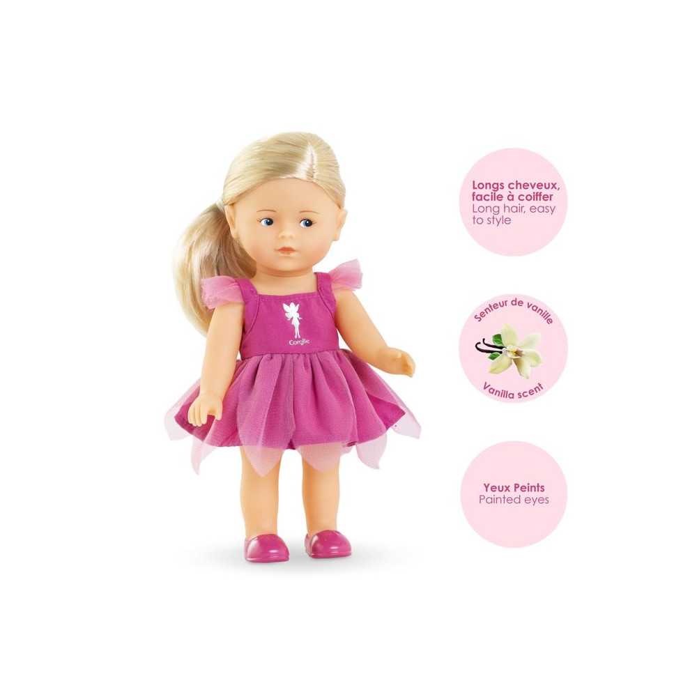Coffret Mini Corolline - Corolle - Rosy Fée - Poupée en vinyle - Rob