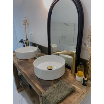 Edouard Rousseau - Mitigeur Lavabo GLOSS HAUT - Laiton Brossé
