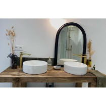 Edouard Rousseau - Mitigeur Lavabo GLOSS HAUT - Laiton Brossé