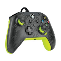 Manette de jeu - PDP - MAN FIL XBOX - Filaire - Electric Carbon - Vibr