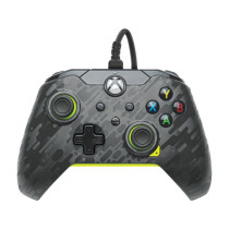 Manette de jeu - PDP - MAN FIL XBOX - Filaire - Electric Carbon - Vibr
