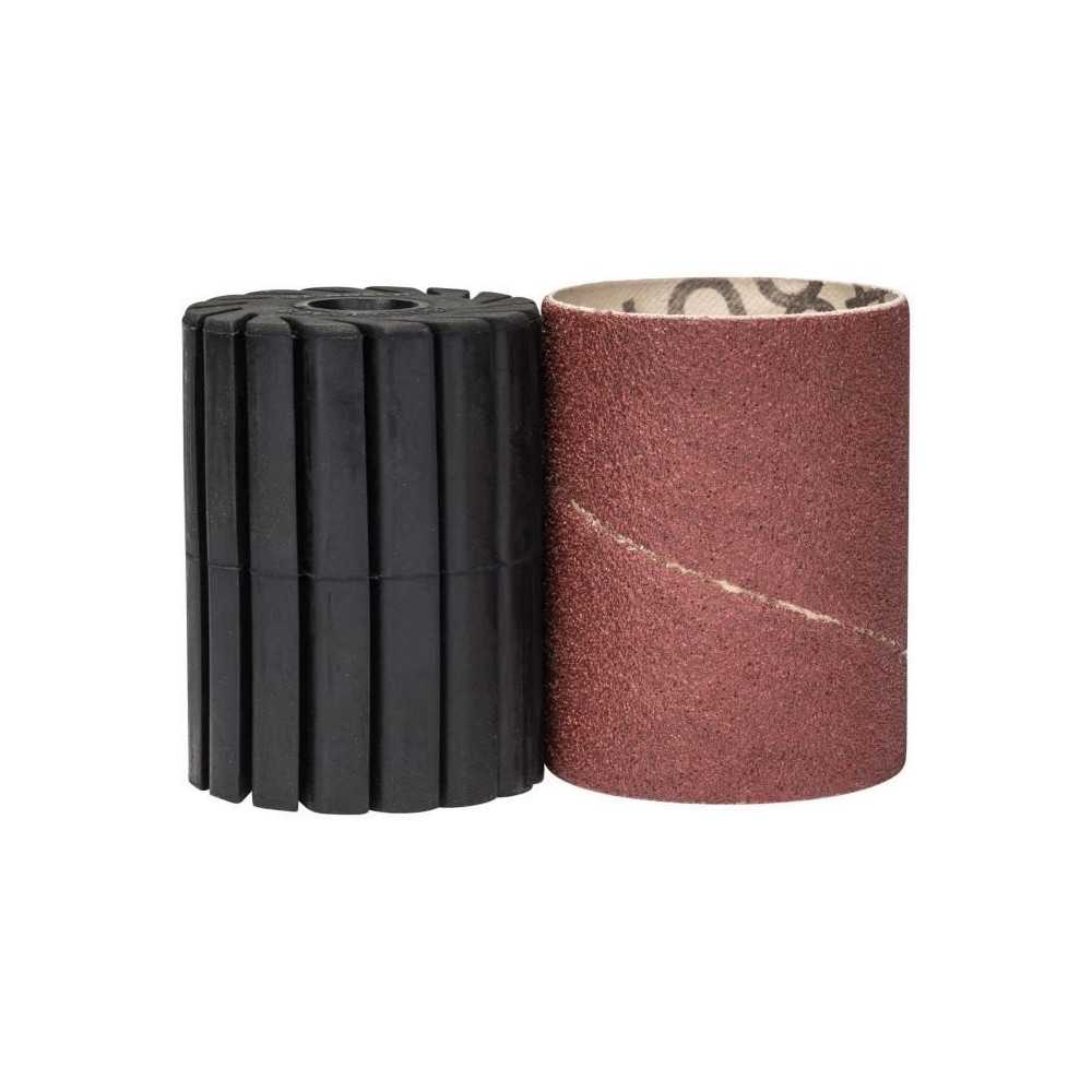 Set porte-manchon et manchon abrasif Bosch - (Grain 80, Largeur Roulea Set porte-manchon et manchon abrasif Bosch - (Grain 80, Largeur Roulea