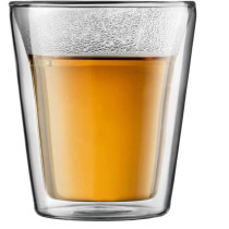 BODUM CANTEEN Set 6 verres double paroi 0.2 l Transparent