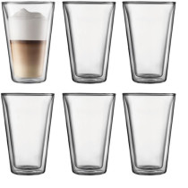 BODUM CANTEEN Set 6 verres double paroi 0.4 l Transparent