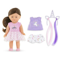Mini poupée - COROLLE - Romy Licorne - 20 cm - senteur vanille - pret