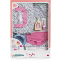 Accessoires poupons - COROLLE - Coffret Accessoires a Langer Floral -