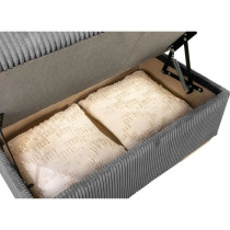 Canapé d'angle convertible réversible - 5 places - DAYTONA - Tissu L