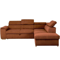 Canapé d'angle convertible réversible - 5 places - DAYTONA - Tissu L