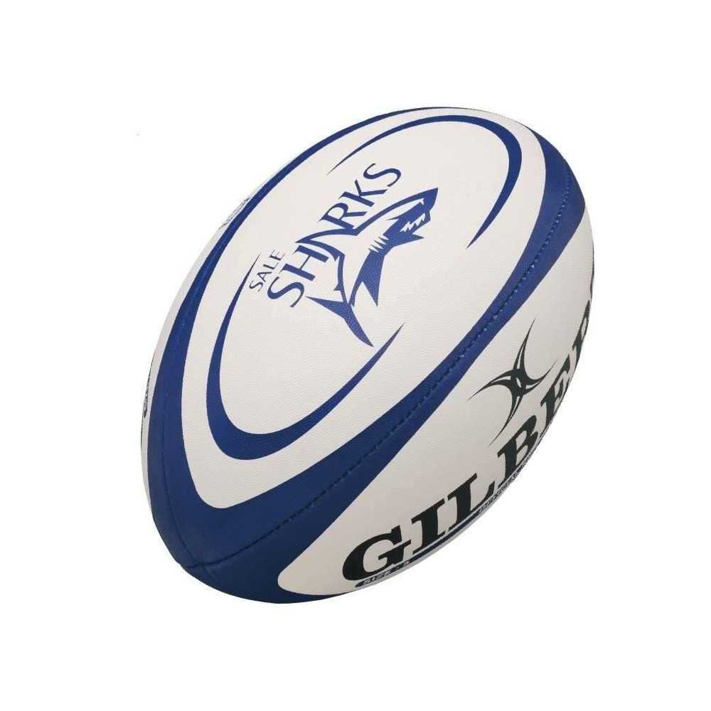 GILBERT Ballon de rugby REPLICA - Sharks - Taille Midi
