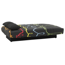 Banquette clic clac 3 places - Motif graffiti - Style Contemporain - L