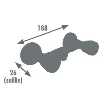 Mitigeur évier de cuisine - Finition laiton brossé - Bec mobile - Ca