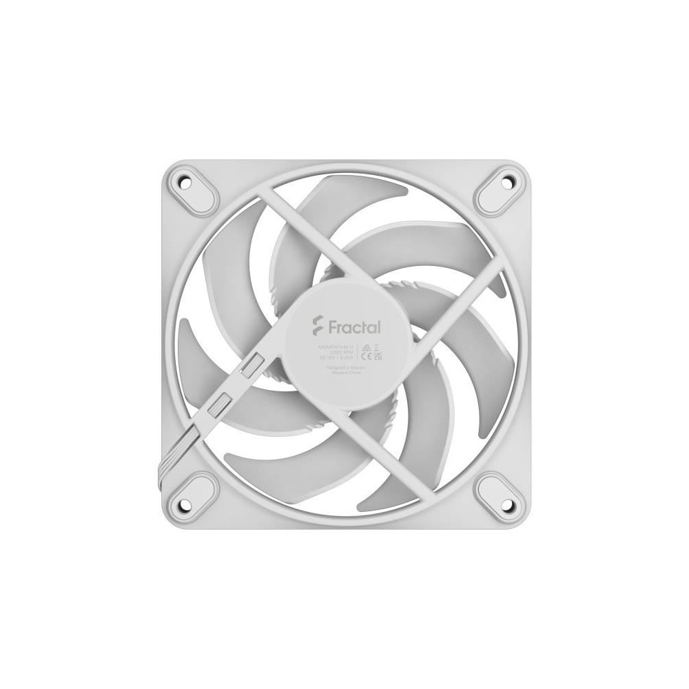 Ventilateur PC - FRACTAL DESIGN - Momentum 12 - FDB - Contrôle PWM - Ventilateur PC - FRACTAL DESIGN - Momentum 12 - FDB - Contrôle PWM -