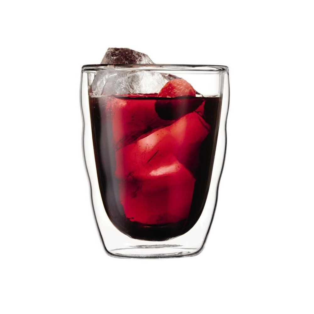 Set 2 verres - BODUM - Pilatus - Double paroi - 0.35 l - Transparent