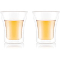 Set 2 verres - BODUM - Assam - Double paroi - 0.2 l - Transparent