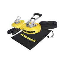 Slackline - SCHILDKROT - 15 m de long x 5 cm de large - Cliquet en m