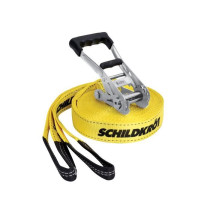 Slackline - SCHILDKROT - 15 m de long x 5 cm de large - Cliquet en m