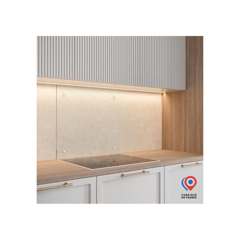 Crédence - Fond de hotte - AURYS - Verre - Transparent - 600*450 - 6 Crédence - Fond de hotte - AURYS - Verre - Transparent - 600*450 - 6