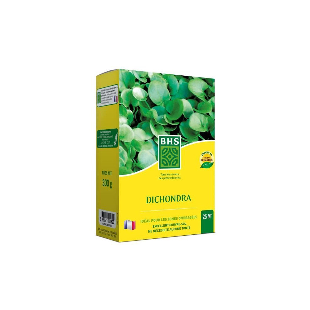 Dichondra - BHS - 300g | 25 m² | Climats doux | Semences enrichies en Dichondra - BHS - 300g | 25 m² | Climats doux | Semences enrichies en
