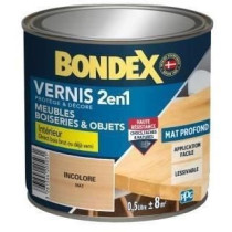 BONDEX Vernis 2 en 1 Mat Haute Résistance - Incolore