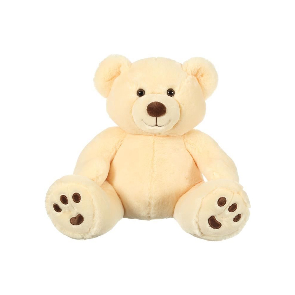 Peluche - GIPSY TOYS - Ours Patachon Creme 80 cm Peluche - GIPSY TOYS - Ours Patachon Creme 80 cm