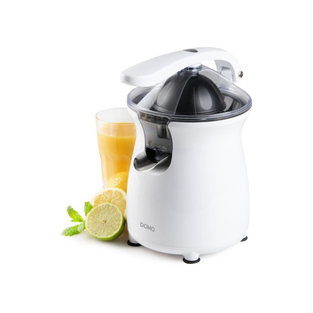Presse agrumes avec levier - DOMO - DO9269J - 160 W - 460 ml - Blanc Presse agrumes avec levier - DOMO - DO9269J - 160 W - 460 ml - Blanc