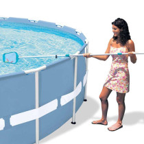 Kit d Entretien Piscines - Intex - Perche télescopique, aspirateur et
