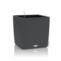 Jardiniere - Cube cottage 30 - Kit complet - Granit - 12 L - LECHUZA