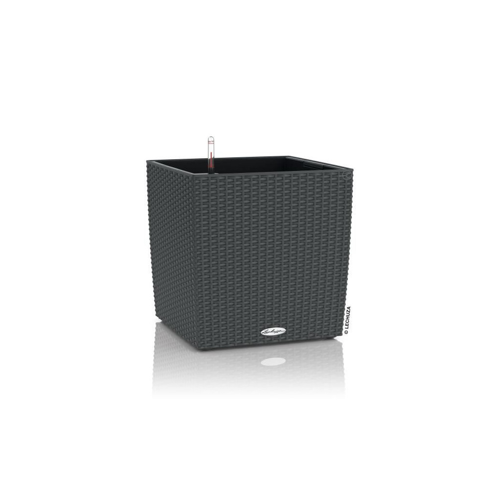 Jardiniere - Cube cottage 30 - Kit complet - Granit - 12 L - LECHUZA Jardiniere - Cube cottage 30 - Kit complet - Granit - 12 L - LECHUZA