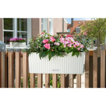 Jardiniere - Balconera cottage 50 - Kit complet - Blanc - 8 L - LECHUZ