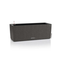 LECHUZA Jardiniere BALCONERA Stone 50 ALL-IN-ONE Noir