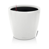 Jardiniere - LECHUZA - Classico 35 LS ALL-IN-ONE - Blanc brillant - Sy