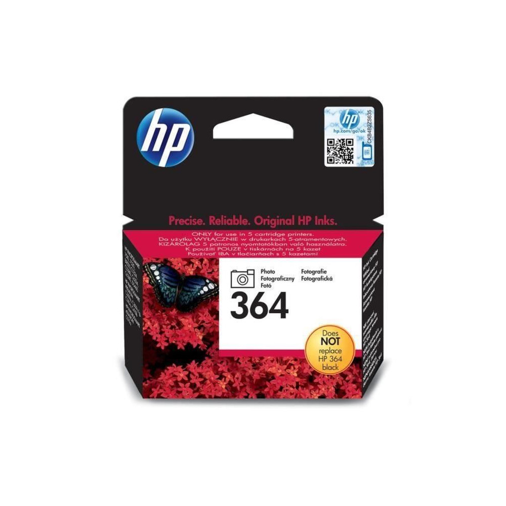 HP 364 Cartouche d'encre photo authentique (CB317EE) pour HP Photosmar