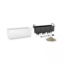 Jardiniere - Lechuza UK - Balconera Color 50 - Ardoise - Rectangulaire