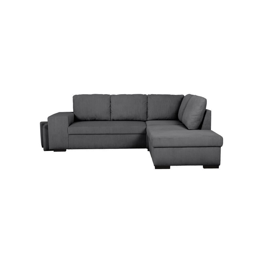 Canapé d'angle convertible réversible - 4/5 places - MITCHELL - Tiss Canapé d'angle convertible réversible - 4/5 places - MITCHELL - Tiss