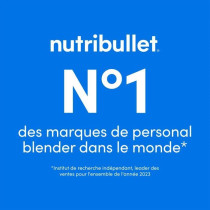 Blender portable - NutriBullet - NBP003MA - 475ml - Sans BPA - Câble