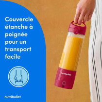 Blender portable - NutriBullet - NBP003MA - 475ml - Sans BPA - Câble