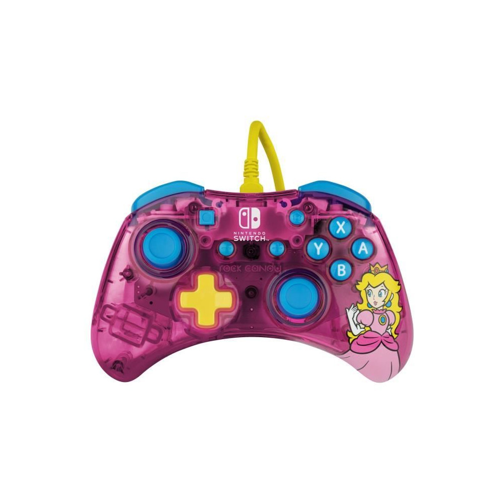 Manette de jeu - Nintendo Switch - Peach Rock candy - Filaire - PDP - Manette de jeu - Nintendo Switch - Peach Rock candy - Filaire - PDP -