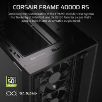 Boîtier PC - CORSAIR - FRAME 4000D RS - Moyen-tour - Noir - CC-901131