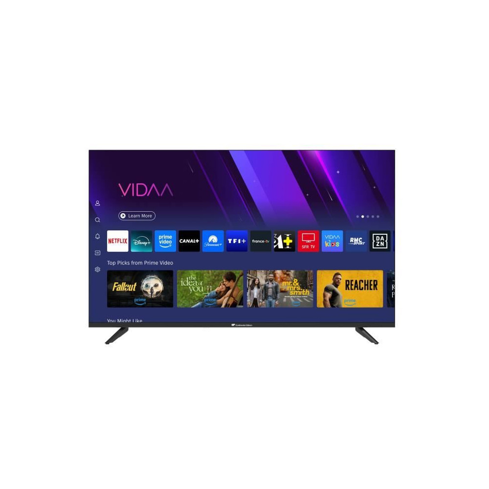 TV QLED - CONTINENTAL EDISON - CELED43SVQLD25B6 - 43'' (109 cm) - UHD