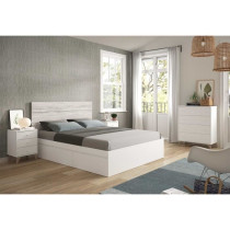 Commode - Sweet - 4 tiroirs - Blanc - 95 x 77.5 x 40 cm