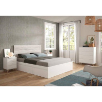 Commode - Sweet - 4 tiroirs - Blanc - 95 x 77.5 x 40 cm
