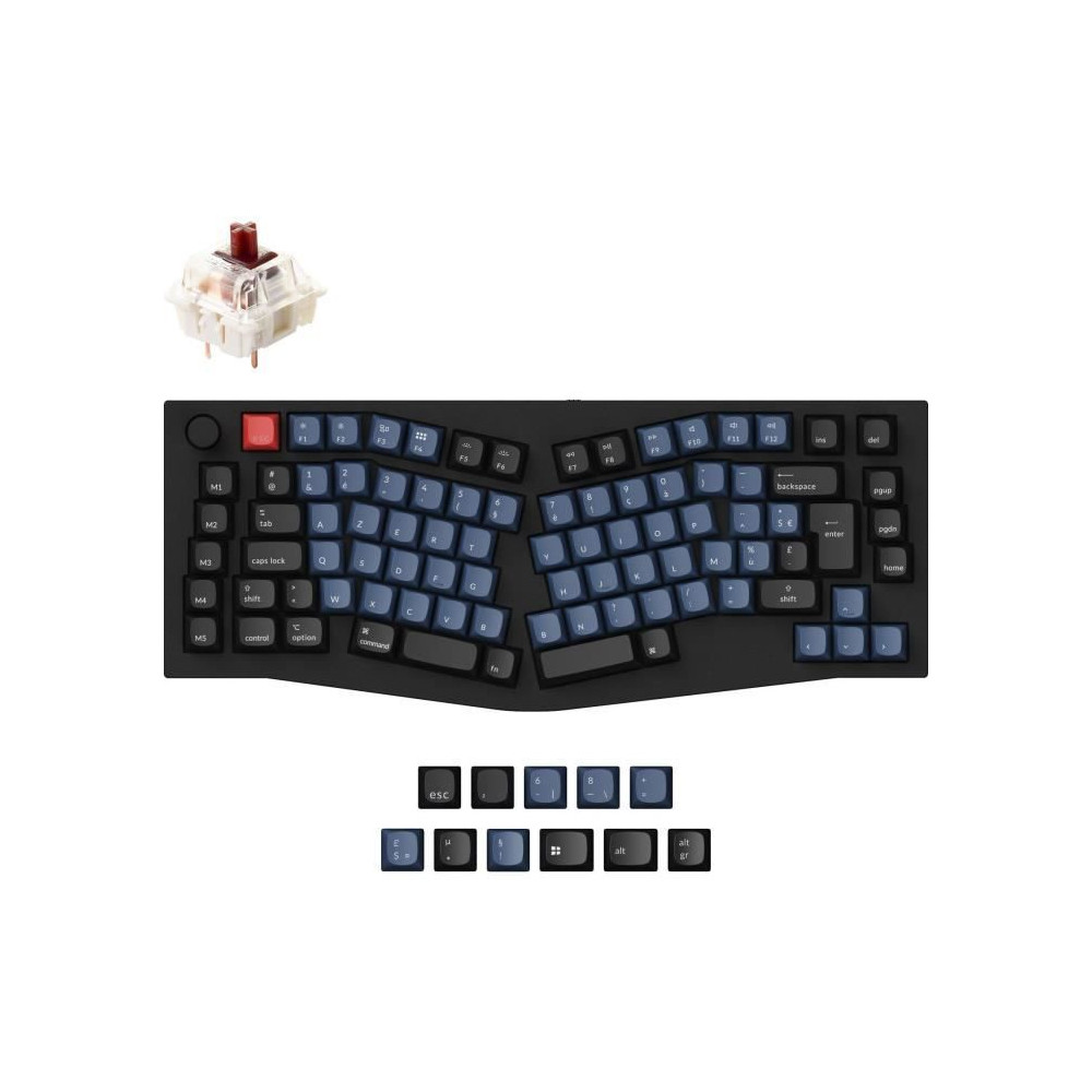 Clavier mécanique gamer - Switch mécanique Brown - KEYCHRON Q10 - AN Clavier mécanique gamer - Switch mécanique Brown - KEYCHRON Q10 - AN