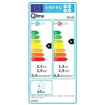 Climatiseur mobile réversible - QLIMA - PH528 - Air froid 2,5 kW - Ai