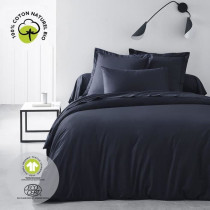 Drap housse - TODAY - 160 x 200 cm + 30 cm - Coton - Organic Navy