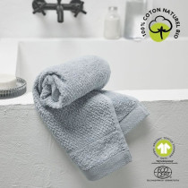 Serviette de bain - TODAY - 50 x 90 cm - Coton - Organic Acier