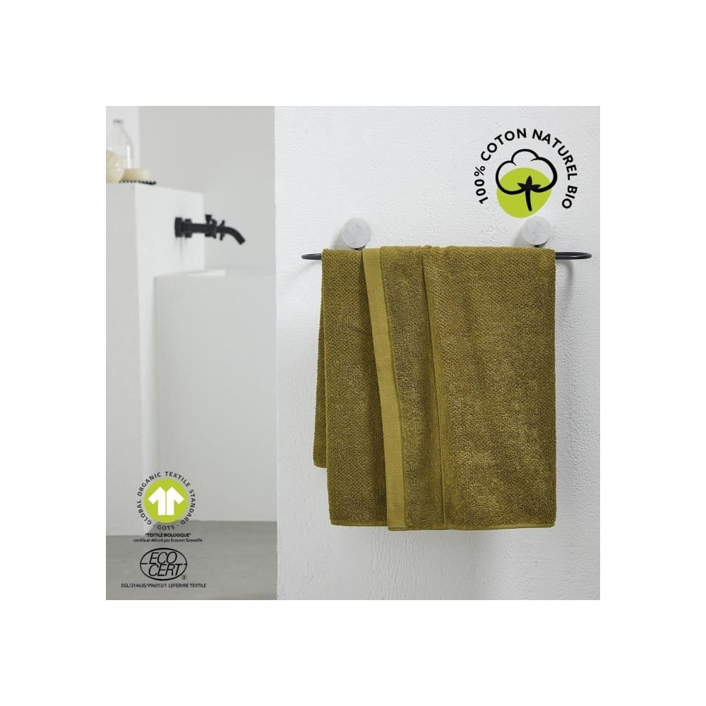 Drap de bain - TODAY - 70 x 130 cm - Coton - Organic Bronze Drap de bain - TODAY - 70 x 130 cm - Coton - Organic Bronze