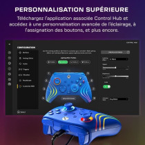 Manette de jeu - Xbox Series X|S, Xbox One et PC - Afterglow Wave - RG