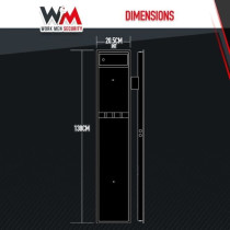 Armoire a fusils - Work Men Security - AFCP4030145 - Dimensions extér